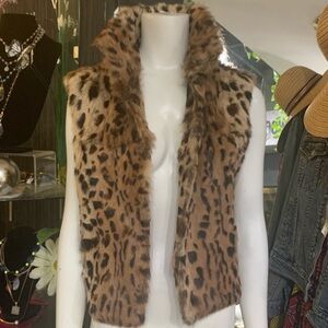 Adrienne Landau Authentic Fur Vest